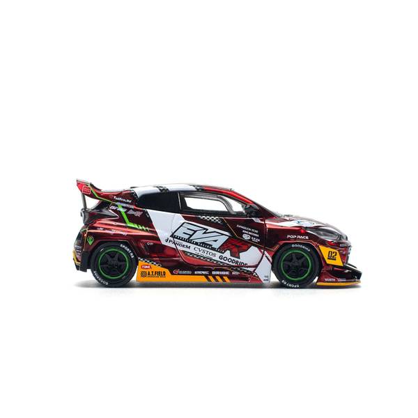 POP RACE 1/64 エヴァRT弐号機GOODRIDE GRヤリス No.530 2024