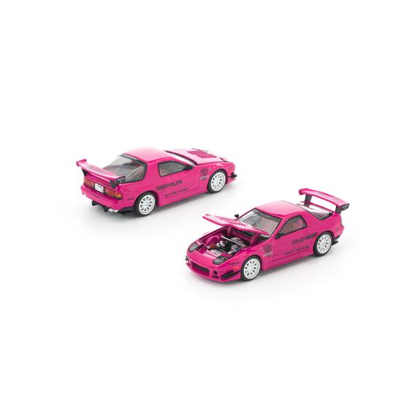 AMG GT3 RE雨宮RX-7 1199 Panigale3点セット 1/64 MAZDA RX7 RE-AMEMIYA WIDEBODY - BLUE CHROME マツダ RX7