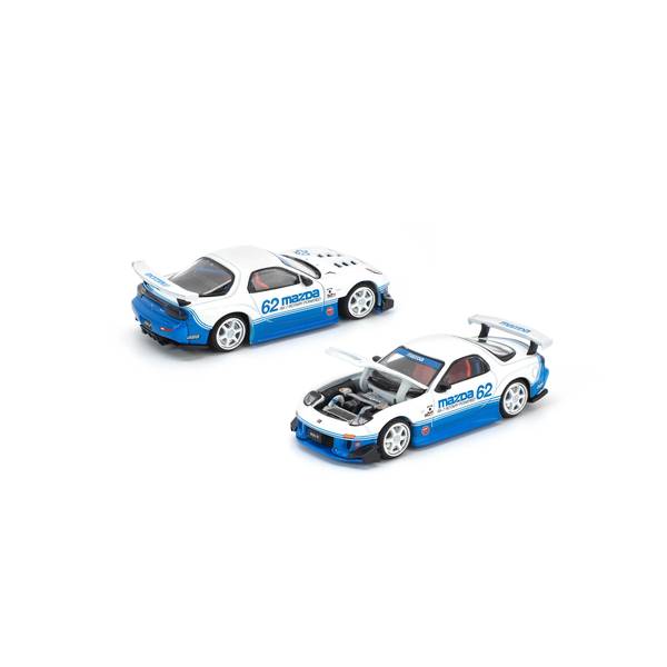 【期間限定セット】1/64 マツダミニカー 6個セット 2月予約】POP RACE x Enigma 1/64 マツダ RX-7 FD3S ブルー