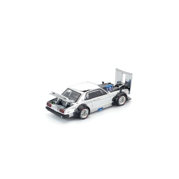 香港トイカーサロン2025 限定 POP RACE ハコスカ シルバークローム Pre-Order* Pop Race - Skyline GT-R V8 Drift (Hakosuka