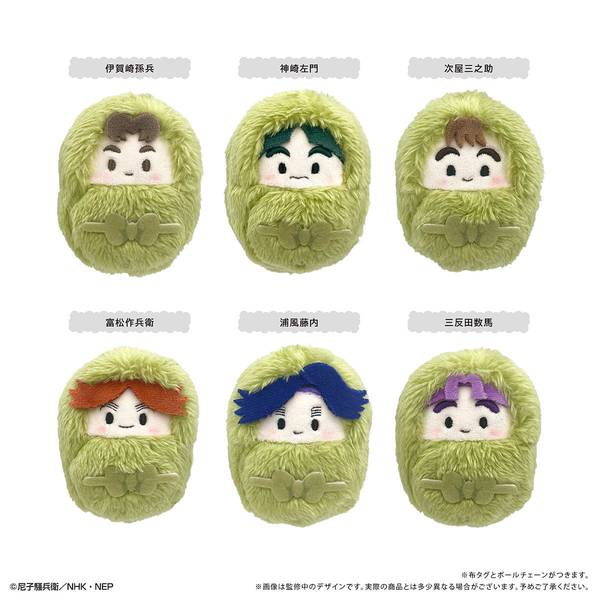 【6月予約】忍たま乱太郎 くるみたぴぬい Vol.4 6個入BOX キャラグッズ 4562378281826
