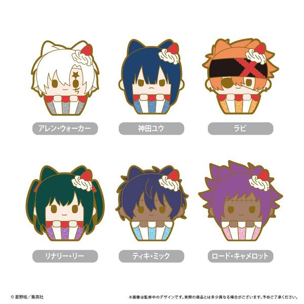 【10月予約】D.Gray-man カップケーキたぴピンズ 6個入BOX キャラグッズ 4562378299807