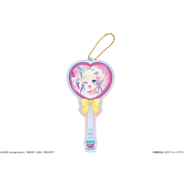 アニメ「NEEDY GIRL OVERDOSE」 オーロラアクリルステッキキーホルダー 01 超てんちゃん