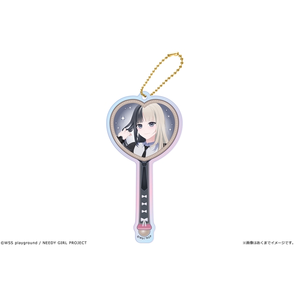 アニメ「NEEDY GIRL OVERDOSE」 オーロラアクリルステッキキーホルダー 03 かちぇ
