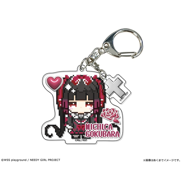 アニメ「NEEDY GIRL OVERDOSE」 kawabit アクリルキーホルダー 05 獄薔薇美血華