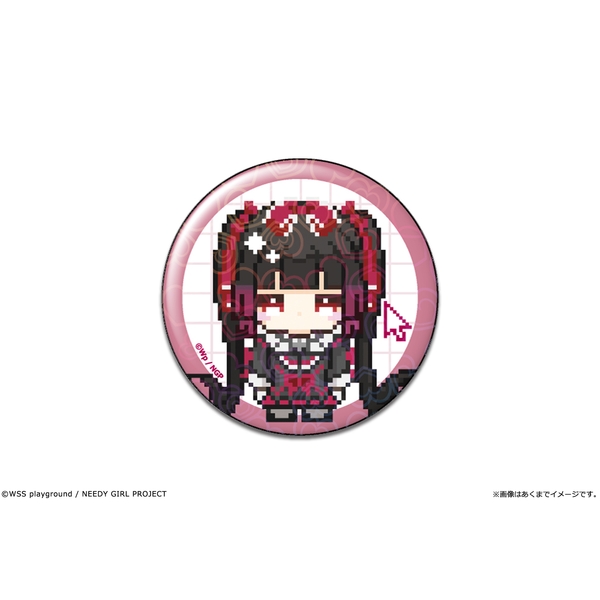 アニメ「NEEDY GIRL OVERDOSE」 kawabit ホログラム缶バッジ 05 獄薔薇美血華