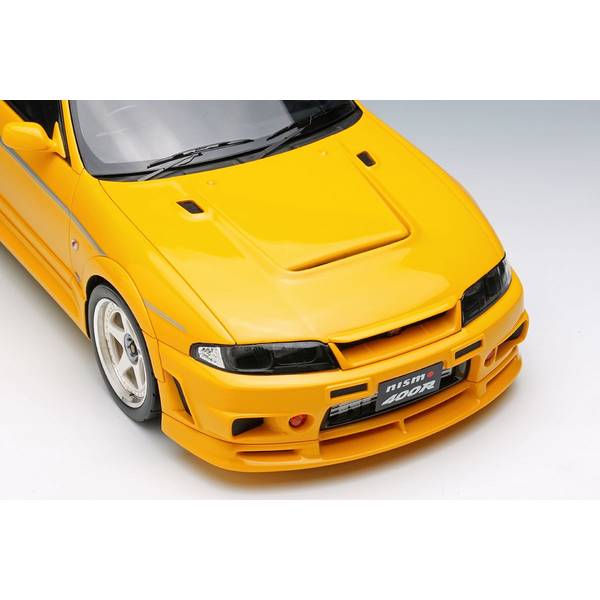 アイドロン 1/18 ニッサン ニスモ 400R 1996 イエロー 完成品
