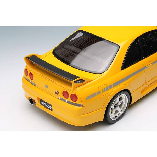アイドロン 1/18 ニッサン ニスモ 400R 1996 イエロー 完成品