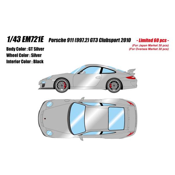 アイドロン 1/43 ポルシェ 911 997.2 GT3 クラブスポーツ 2010 アイドロン 1/43 ポルシェ 911 997.2 GT3 クラブスポーツ 2010