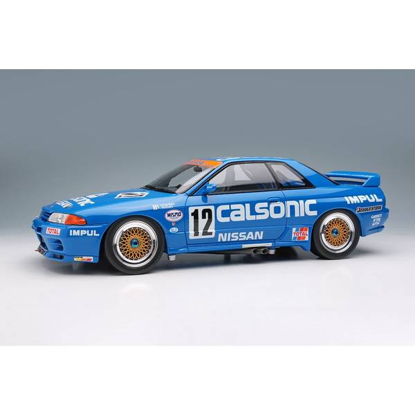 アイドロン 1/18 カルソニック スカイライン GT-R Gr.A No.12 1990 JTC 西日本サーキット ウィナー 星野一義/鈴木利男 完成品ミニカー EML185