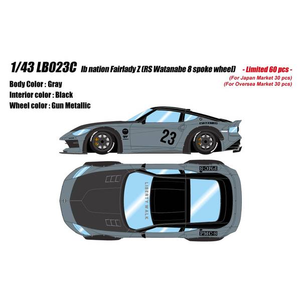 ぺぺさん専用　アトミック D2 RACE GS 183cm　R≧23m　コンディ アイドロン LB023D 1/43 lb nation フェアレディ Z(RZ34) (RS