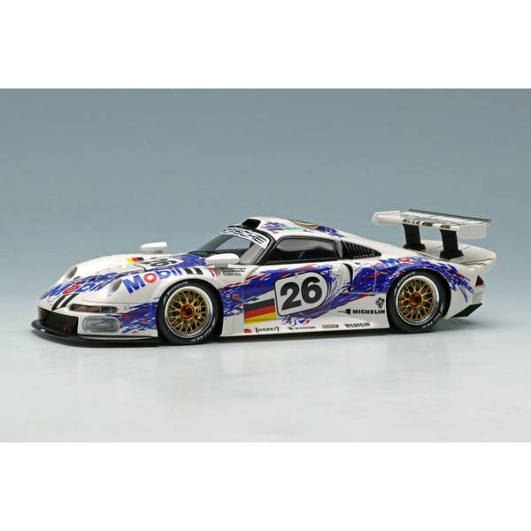 【5月予約】アイドロン 1/43 ポルシェ 911 GT1 No.26 1996 ル・マン24時間 3位 K.ヴェンドリンガー/Y.ダルマス/S.グッドイヤー 完成品ミニカー EM328B