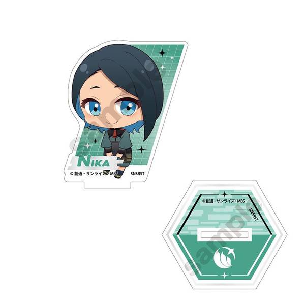 【4月予約】機動戦士ガンダム 水星の魔女 ちびっつ！ アクリルクリップスタンド ニカ・ナナウラ キャラグッズ 4570111193466