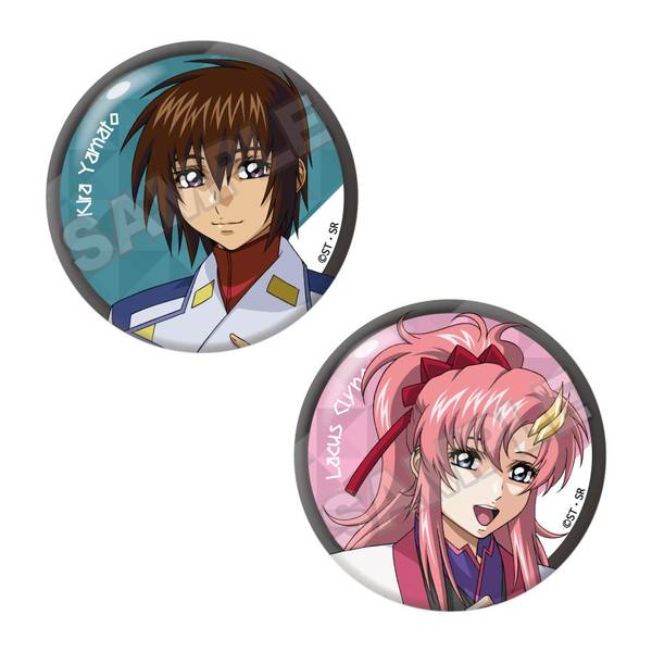 【4月予約】機動戦士ガンダムSEED DESTINY ペア缶バッジ キラ・ヤマト&ラクス・クライン キャラグッズ 4570111216523