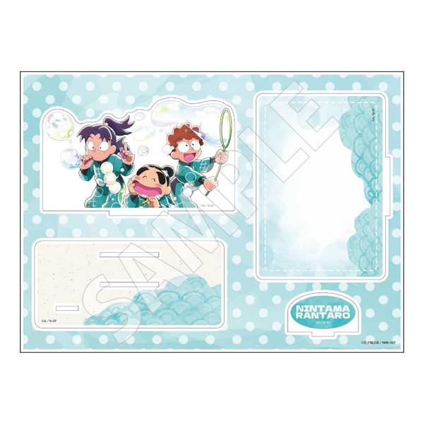 【1月予約】忍たま乱太郎 シャボン玉作り！の段 アクリルスタンドジオラマ 乱太郎&きり丸&しんべヱ キャラグッズ 4570111219111