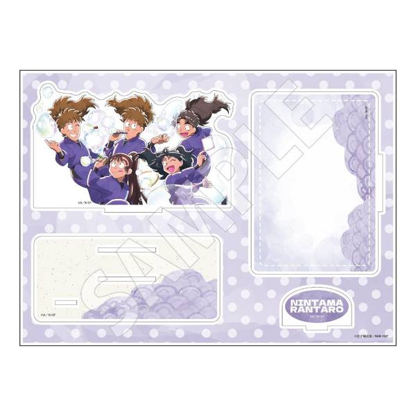 【1月予約】忍たま乱太郎 シャボン玉作り！の段 アクリルスタンドジオラマ 五年生集合 キャラグッズ 4570111219128