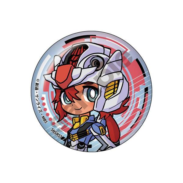 【4月予約】機動戦士ガンダム 水星の魔女 メカぐるみ 缶バッジ スレッタ・マーキュリー キャラグッズ 4570111221985