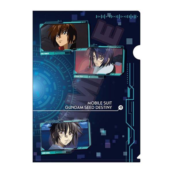 【4月予約】機動戦士ガンダムSEED DESTINY 場面写 A4クリアファイル 集合Aブルー キャラグッズ 4570111236309
