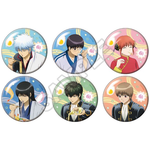 【4月予約】銀魂 「麺好きに悪い奴はいない」缶バッジ 6個入BOX キャラグッズ 4570111236798