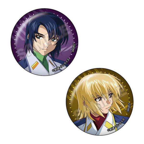 【4月予約】機動戦士ガンダムSEED DESTINY vol.3 ペア缶バッジ アスラン・ザラ&カガリ・ユラ・アスハC キャラグッズ 4570111238532