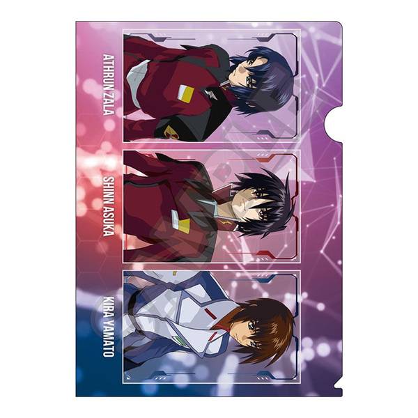 【4月予約】機動戦士ガンダムSEED DESTINY vol.3 A4クリアファイル キラ・ヤマト&アスラン・ザラ&シン・アスカ キャラグッズ 4570111238730