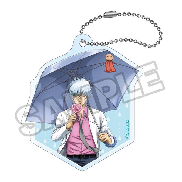 【4月予約】3年Z組銀八先生 梅雨 アクリルキーチェーン 坂田銀八 (再販品) キャラグッズ 4570111249552