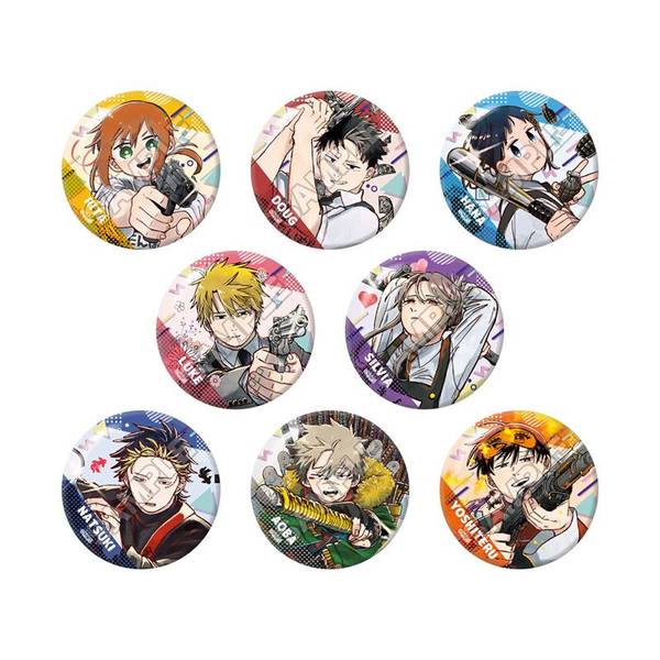 【9月予約】幼稚園WARS グリッター缶バッジ 8個入BOX (再販品) キャラグッズ 4570111249651