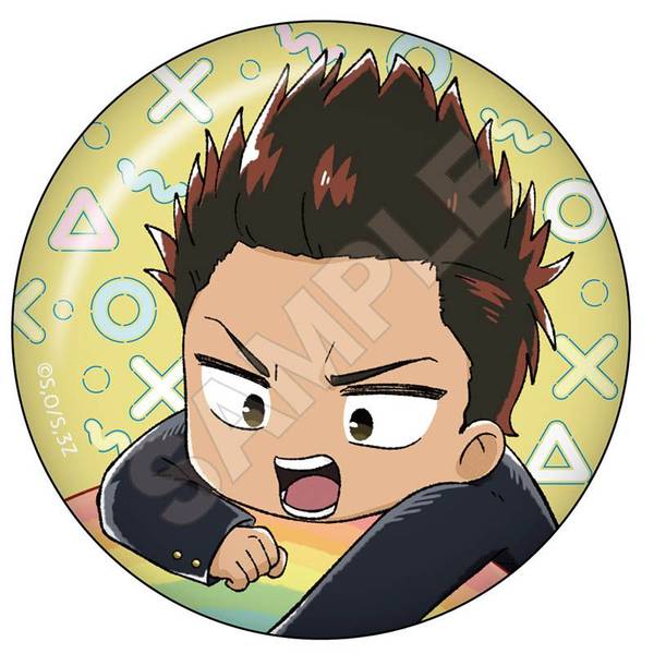 3年Z組銀八先生 虹 グリッター缶バッジ 9個入BOX