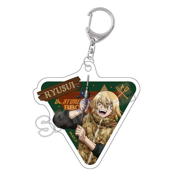 【9月予約】Dr.STONE バーベキュー アクリルキーチェーン 七海龍水 キャラグッズ 4570111256444
