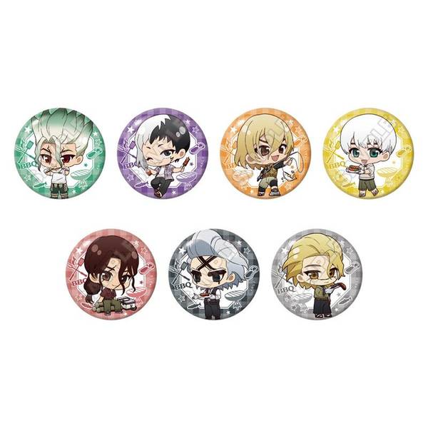【9月予約】Dr.STONE ちびっつ！ バーベキュー 缶バッジ 7個入BOX キャラグッズ 4570111258097