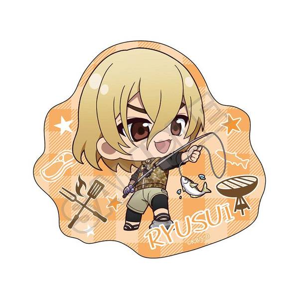 【9月予約】Dr.STONE ちびっつ！ バーベキュー ステッカー 七海龍水 キャラグッズ 4570111258196