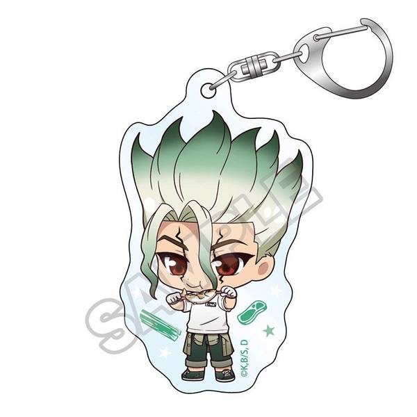 【9月予約】Dr.STONE ちびっつ！ バーベキュー アクリルキーチェーン 石神千空 キャラグッズ 4570111258240