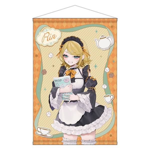 【2月予約】初音ミク 秋葉原フェスティバル2025 B2タペストリーコンセプトカフェver. / 鏡音リン キャラグッズ 4570140139251