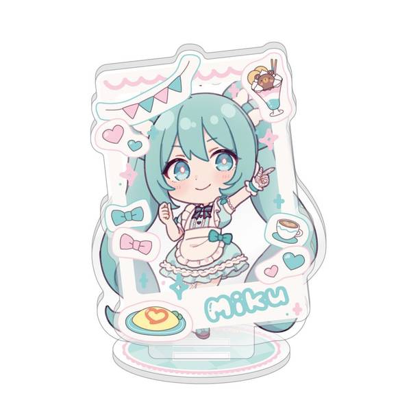 【2月予約】初音ミク 秋葉原フェスティバル2025 ミニキャラアクリルジオラマ コンセプトカフェver. / 初音ミク キャラグッズ 4570140139572