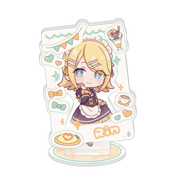 【2月予約】初音ミク 秋葉原フェスティバル2025 ミニキャラアクリルジオラマ コンセプトカフェver. / 鏡音リン キャラグッズ 4570140139589
