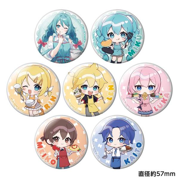 【2月予約】初音ミク 秋葉原フェスティバル2025 トレーディング缶バッジ クッキングver. 7個入BOX キャラグッズ 4570140139695