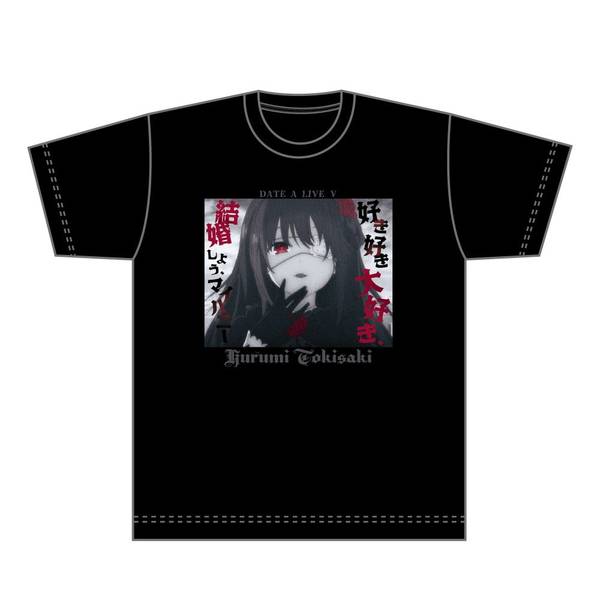 【4月予約】アニメ「デート・ア・ライブV」 Tシャツ / 時崎 狂三(XLサイズ) キャラグッズ 4570140141520