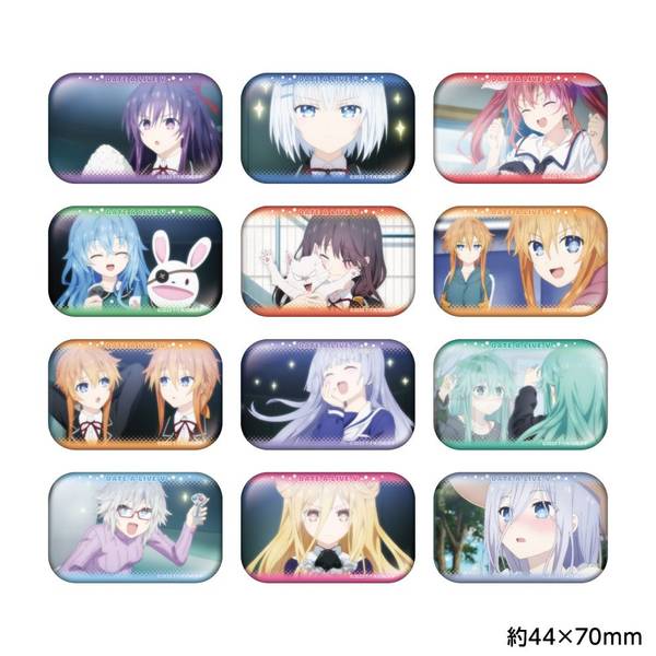 【4月予約】アニメ「デート・ア・ライブV」 トレーディング場面写スクエア缶バッジ 12個入BOX キャラグッズ 4570140141568