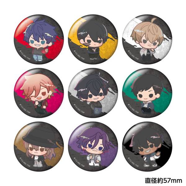 【4月予約】桃源暗鬼 トレーディングちびキャラグリッター缶バッジ 9個入BOX キャラグッズ 4570140142947