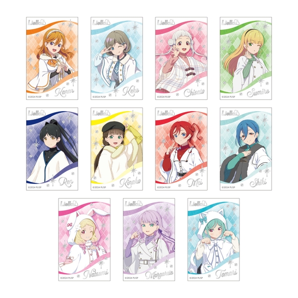 ラブライブ！スーパースター!! トレーディング箔押しミニフォトカード ホワイトポンチョver. 11個入BOX