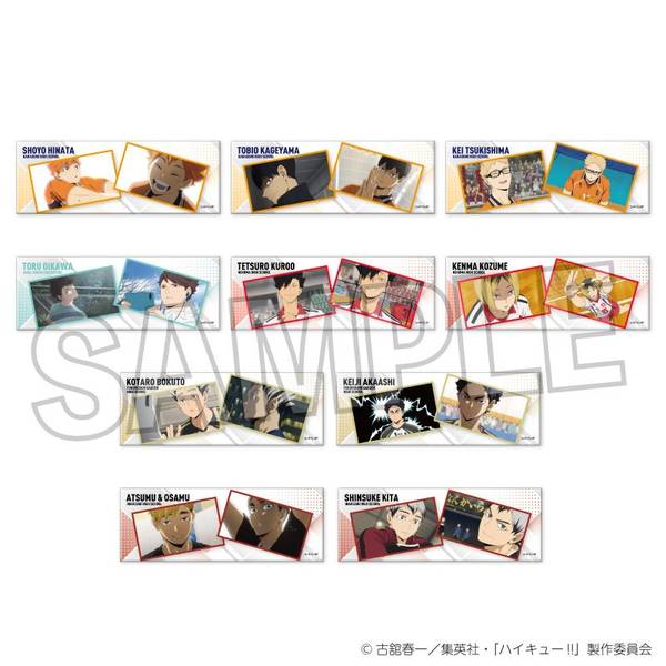 【4月予約】ハイキュー!! トレーディングロング缶バッジ 場面写BOX 10個入BOX キャラグッズ 4570155238017