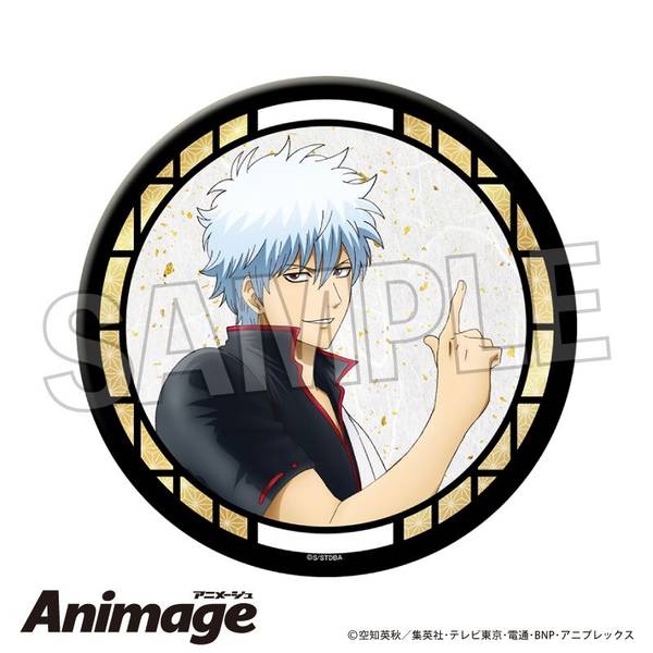 【5月予約】銀魂 ギラギラ缶バッジ 大 3 キャラグッズ 4570155244780