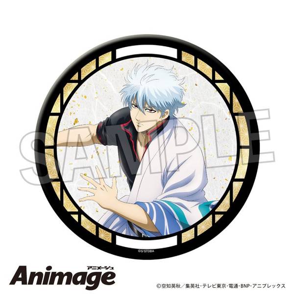 【5月予約】銀魂 ギラギラ缶バッジ 大 9 キャラグッズ 4570155244841
