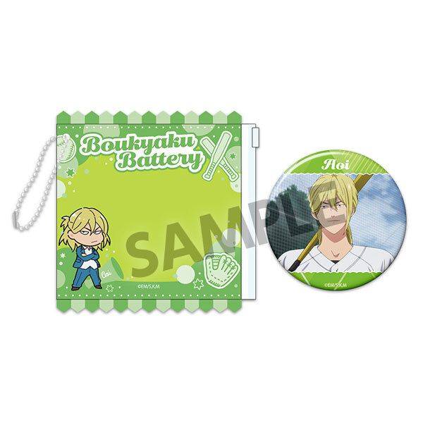 【8月予約】忘却バッテリー 缶バッジホルダー(缶バッジ付き) 藤堂 葵 キャラグッズ 4570157182660