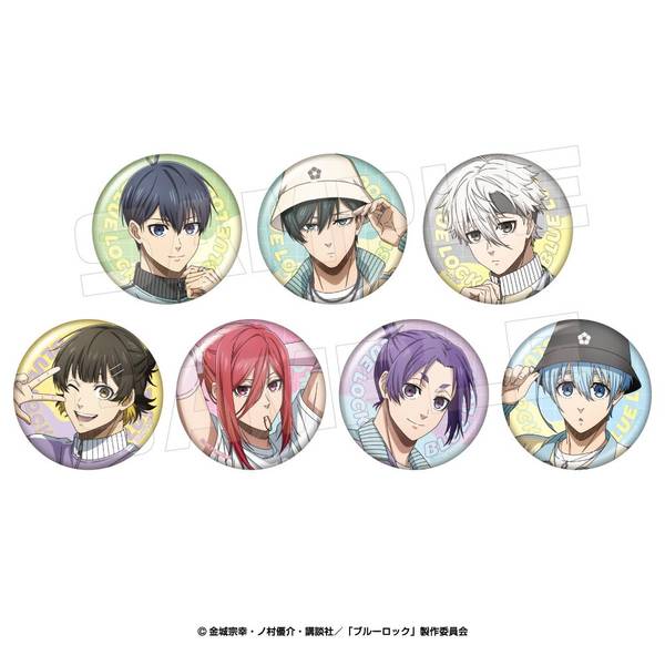 【8月予約】ブルーロック キャラバッジコレクション(パステルウェア)全7種 7個入BOX キャラグッズ 4570159283341