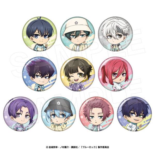 【8月予約】ブルーロック キャラバッジコレクション(パステルウェアミニ)全10種 10個入BOX キャラグッズ 4570159284249