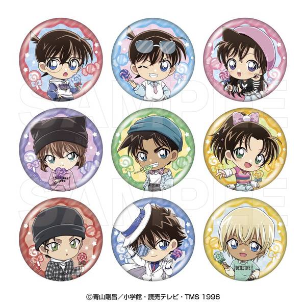 【2月予約】名探偵コナン キャラバッジコレクション(ロリポップミニ)全9種 9個入BOX キャラグッズ 4570159287400