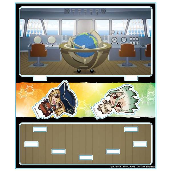 Dr.STONE ついてっくアクリルジオラマ 千空&龍水