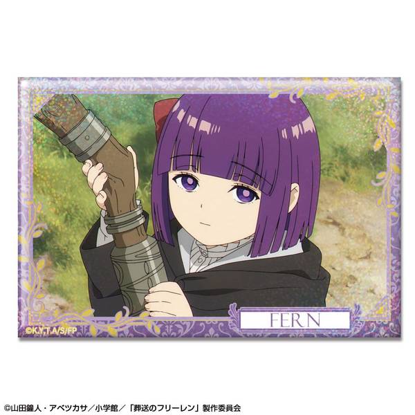 【4月予約】TVアニメ「葬送のフリーレン」 ホログラム缶バッジ デザイン11(フェルン/A) キャラグッズ HBAN-F001-m11