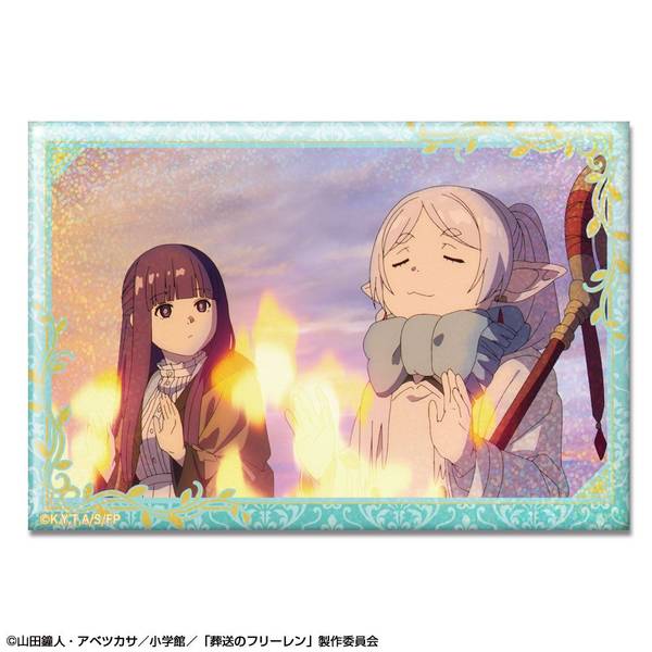 【4月予約】TVアニメ「葬送のフリーレン」 ホログラム缶バッジ デザイン25(フリーレン&フェルン/B) キャラグッズ HBAN-F001-m25